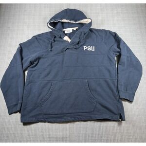 Penn State Nittany Lions Hoodie Mens Blue Large Champion Football Team NCAA